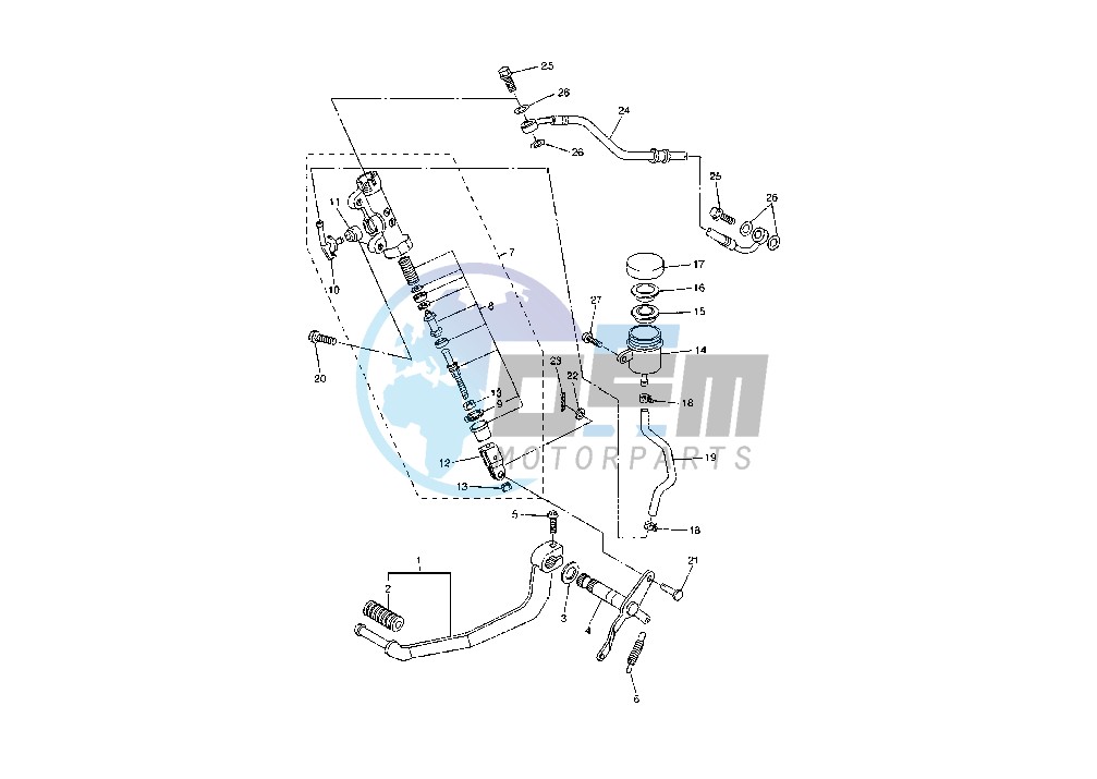 REAR MASTER CYLINDER