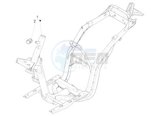 Liberty 50 4T PTT 2009-2017 drawing Frame/bodywork