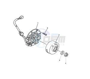 YZ F 250 drawing GENERATOR