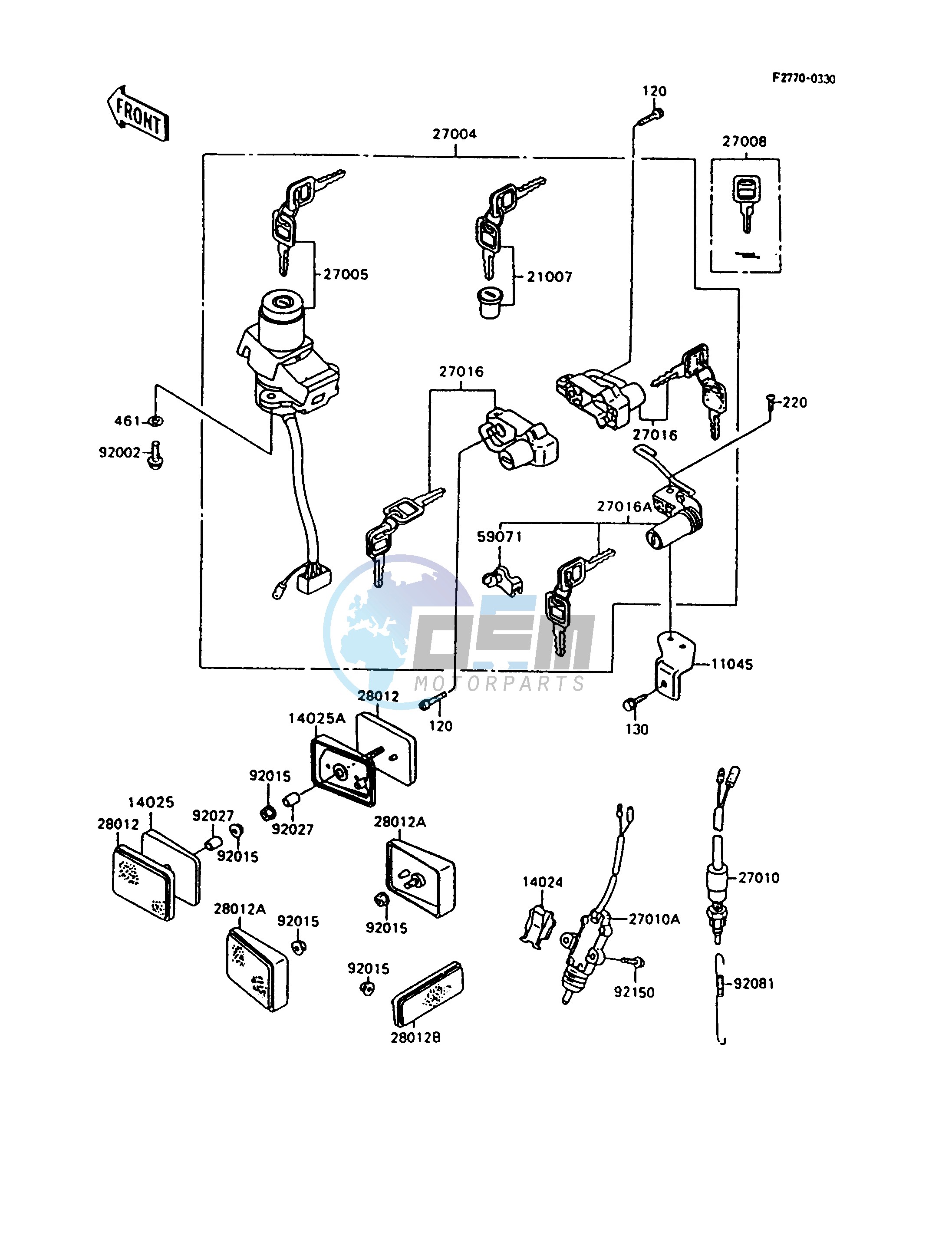 IGNITION SWITCH_LOCKS_REFLECTORS