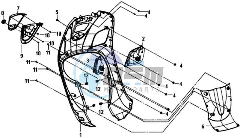 VOORBRAKE CALIPER / BRAKE LEVER /BRAKE LINES