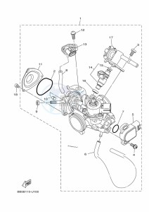 YFM450FWB YFM45KDHK (BJ5C) drawing THROTTLE BODY ASSY 1