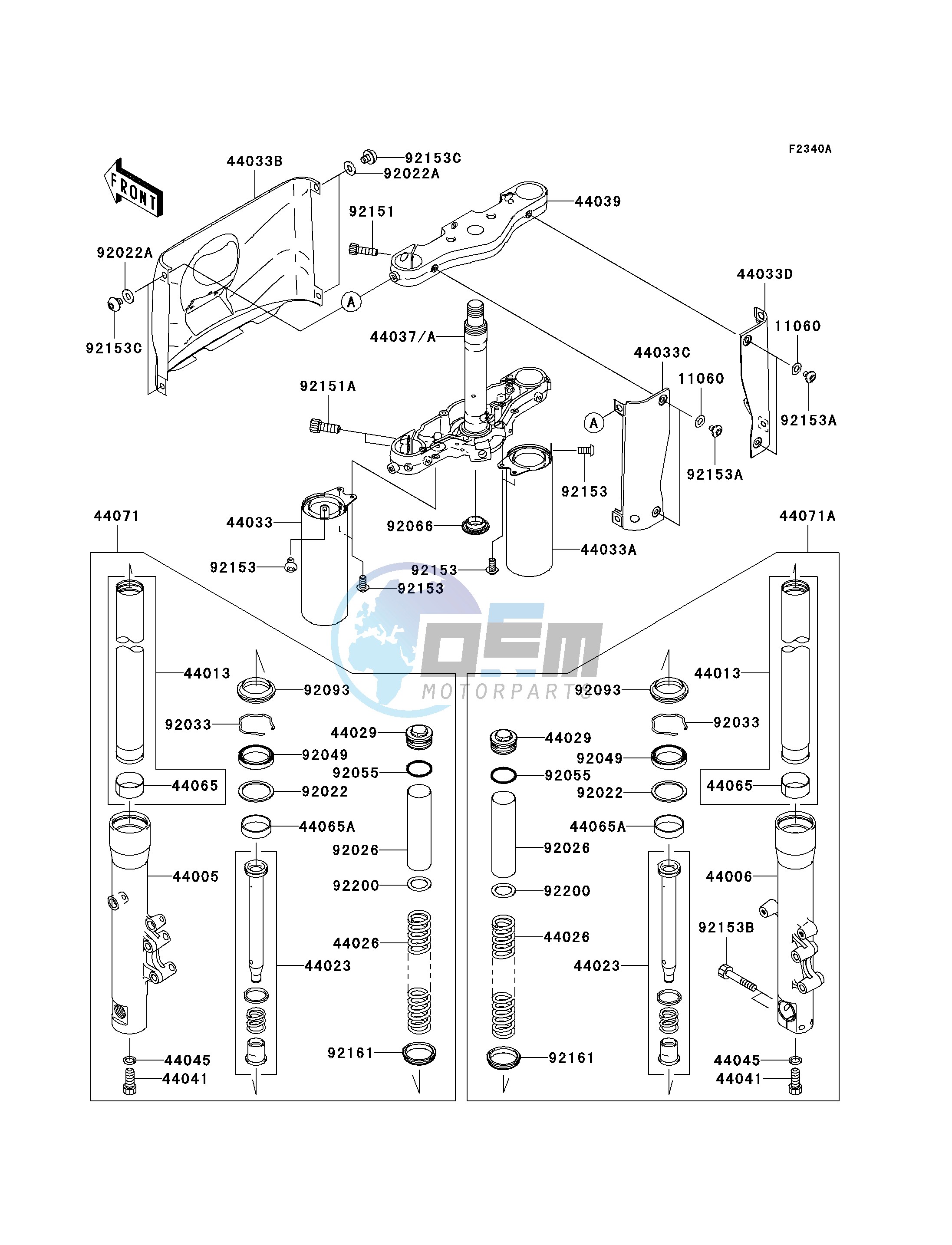 FRONT FORK-- A7F_A7FA_A8F_A8FA- -