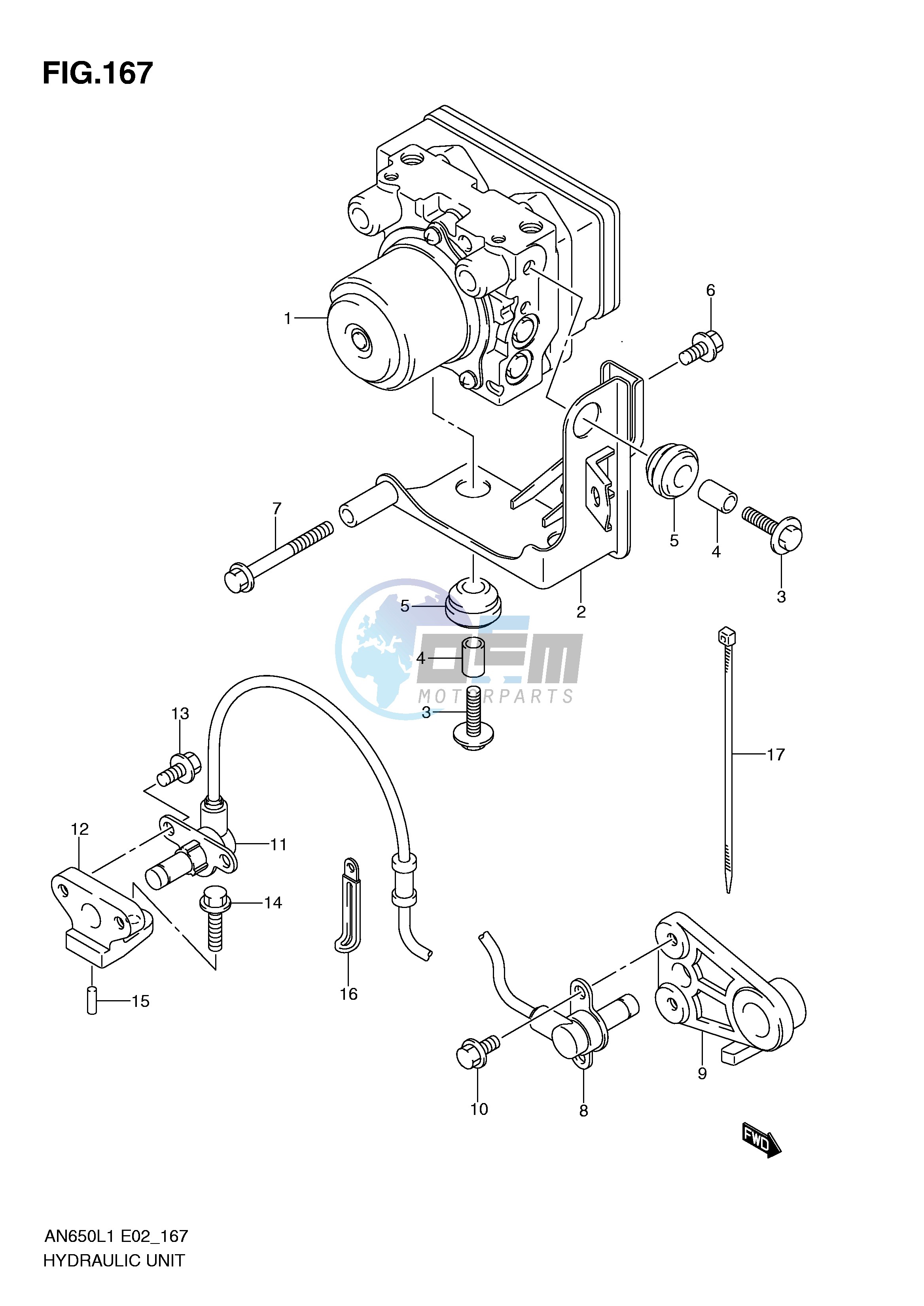 HYDRAULIC UNIT (AN650AL1 E19)