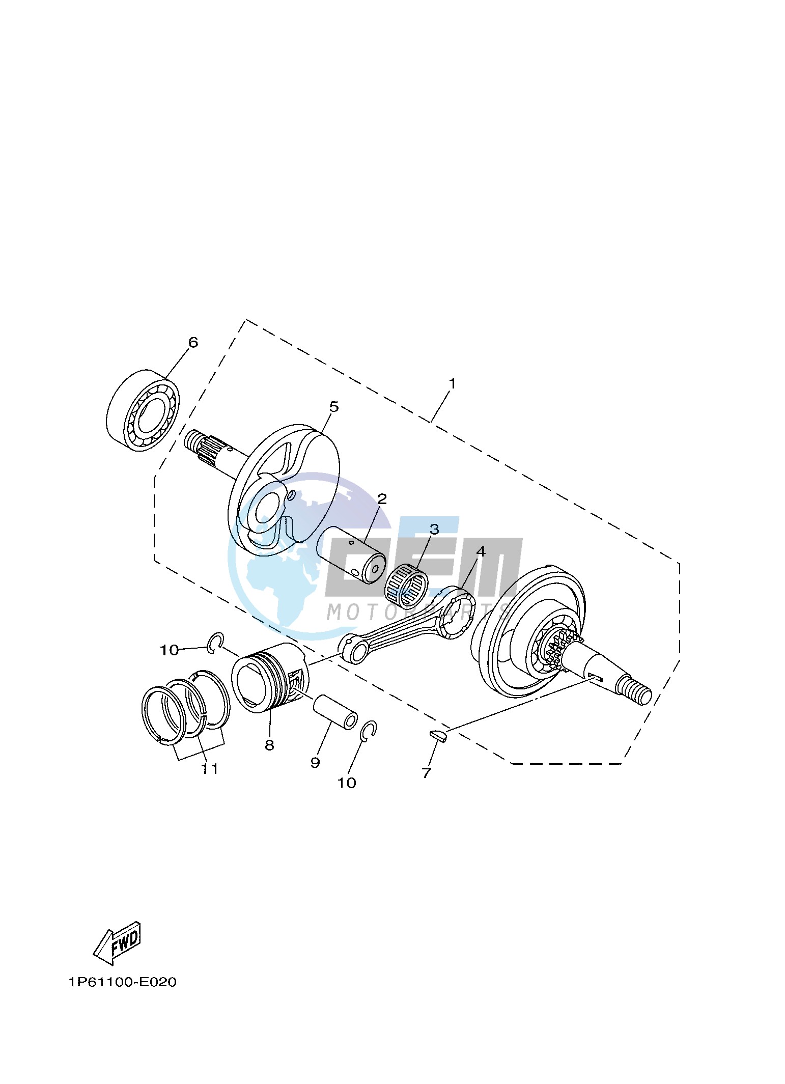 CRANKSHAFT & PISTON