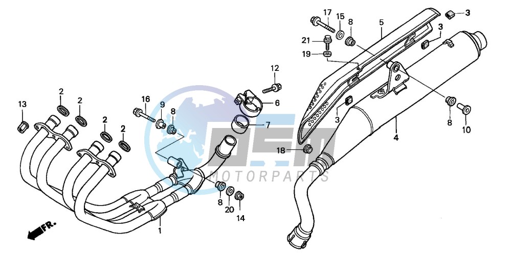 EXHAUST MUFFLER