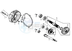 MASK EU2 - 50 cc drawing GEAR GROUP