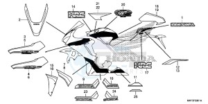 CBR1000S1 2ED - (2ED) drawing MARK/STRIPE (2)