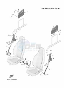 YXF1000EW YX10FPAM (B4J5) drawing SEAT 4