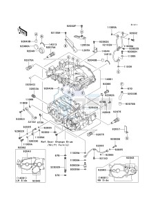 EX 500 D [NINJA 500R] (D6F-D9F) D7F drawing CRANKCASE