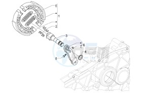 Sport City One 50 4t 4v USA-Canada USA CANADA drawing Rear brake