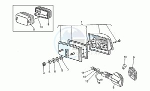 V 75 750 PA Nuovo Tipo PA Nuovo Tipo drawing Taillight