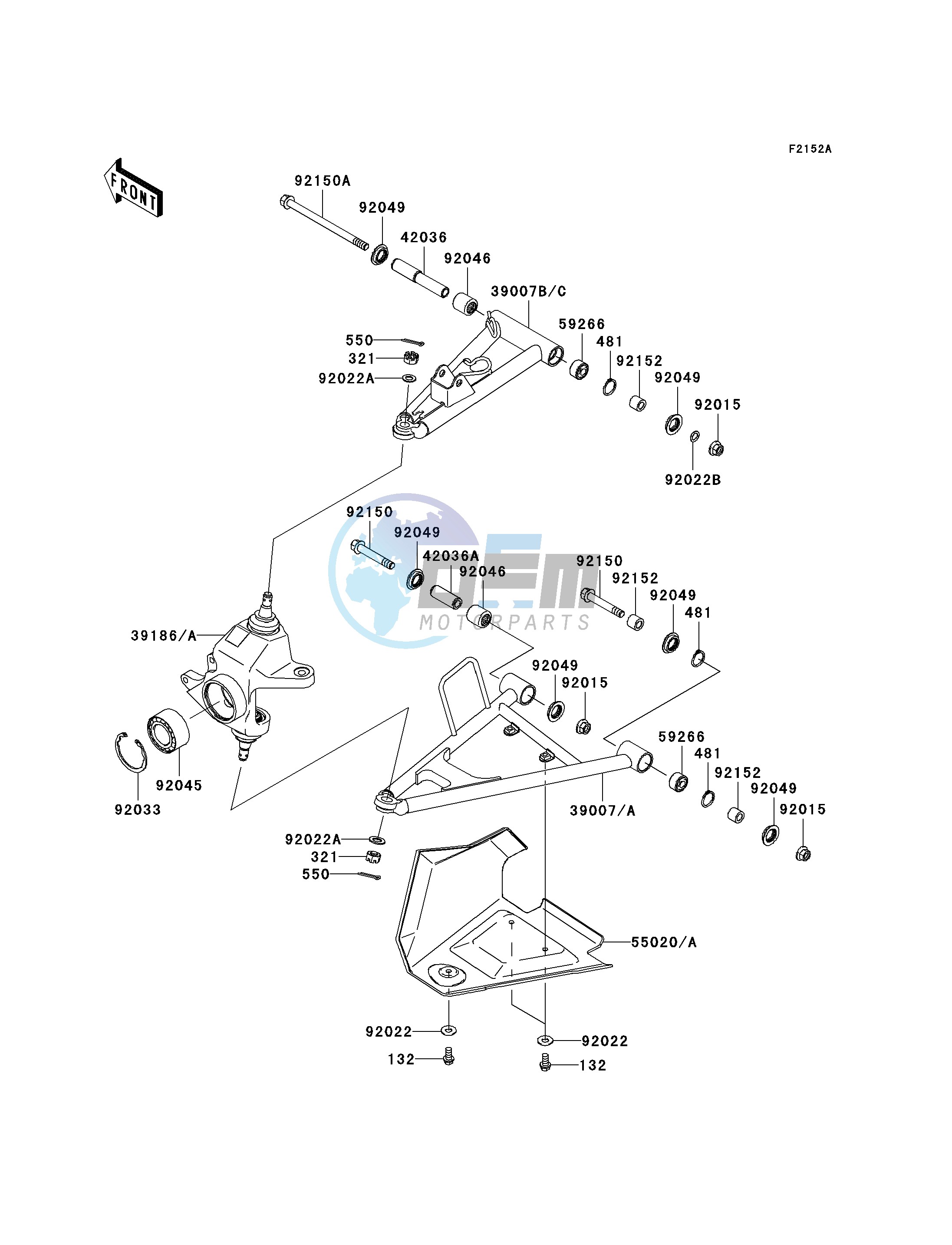 FRONT SUSPENSION-- JKAVFDB1 6B510241 - - -