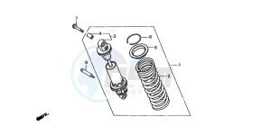 ST1100 drawing REAR CUSHION