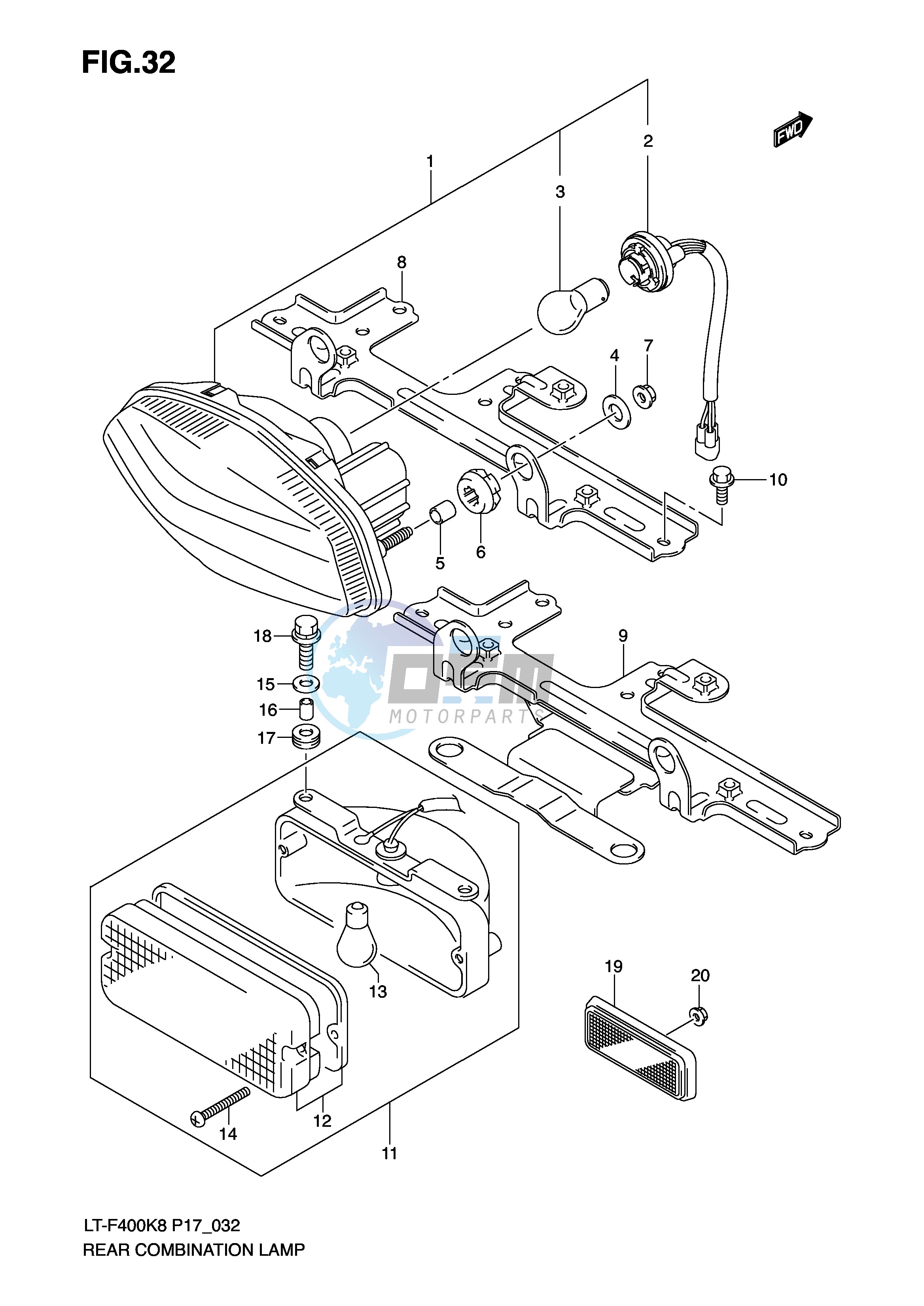 REAR COMBINATION LAMP