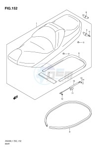 AN400 (E2) Burgman drawing SEAT (AN400AL1 E24)