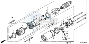 GL1800G GOLDWING 2ED drawing STARTER MOTOR