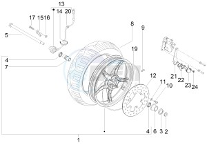 Runner 50 SP drawing Front wheel