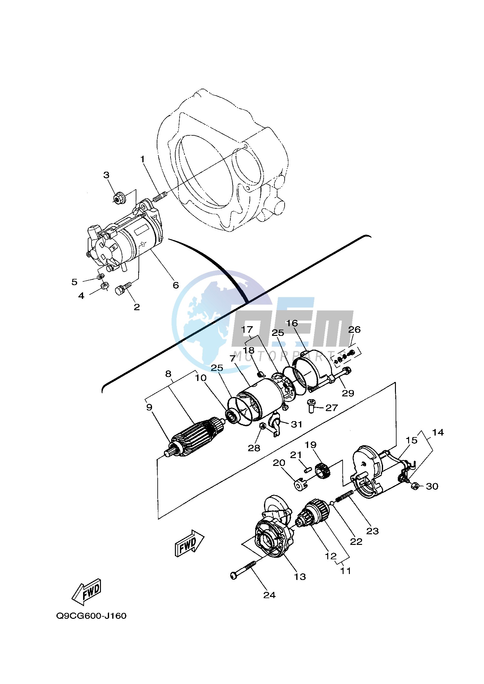 STARTING MOTOR