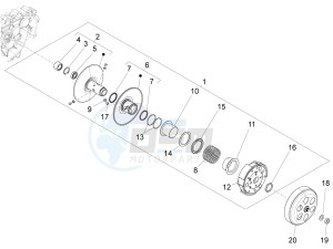 FLY 150 (APAC) drawing Driven pulley