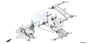 TRX420FA6G TRX420 Europe Direct - (ED) drawing REAR ARM