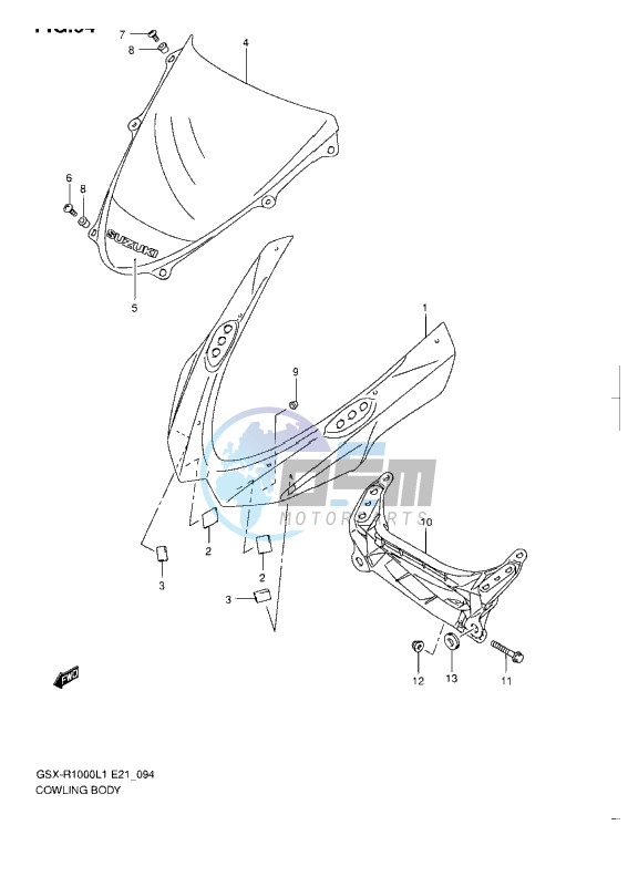 COWLING BODY