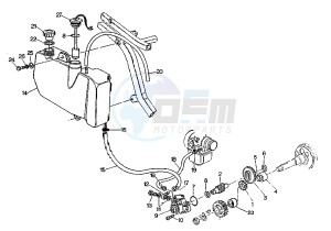 W8 125 drawing OIL PUMP