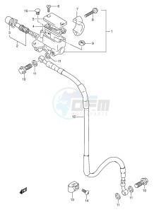 DR350 (E1) drawing FRONT MASTER CYLINDER