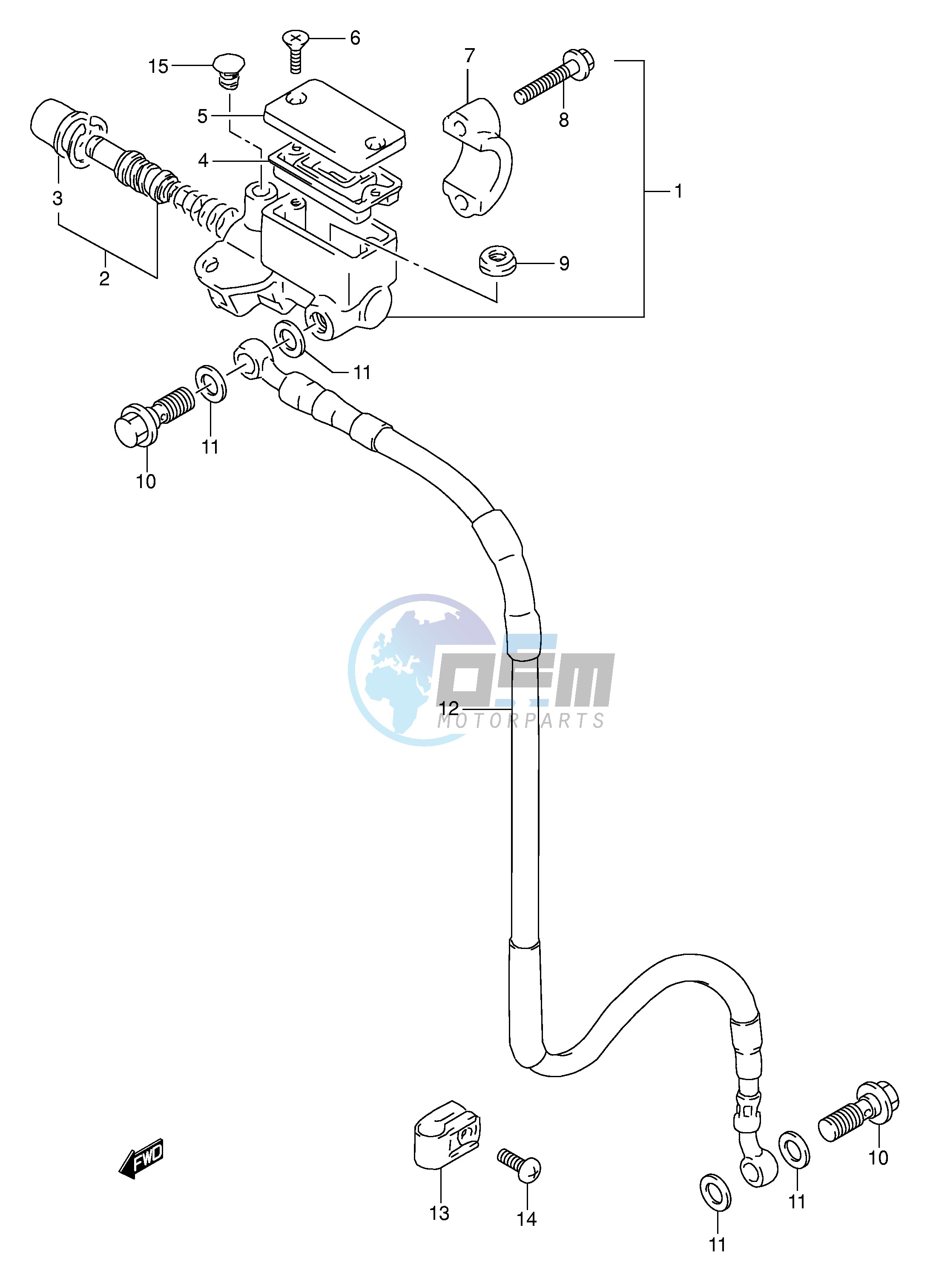 FRONT MASTER CYLINDER