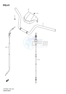 LT-F400 (P24) drawing HANDLEBAR