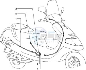 Hexagon 125 EXS1T 125cc drawing Transmissions