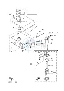 EDL7000SE/SDE EDL7000SED DIESEL 800 (Q9CN) drawing FUEL TANK