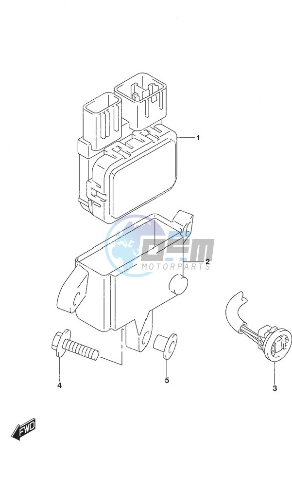 PTT Switch Remote Control w/Power Tilt