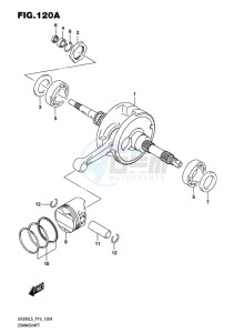 UH200 BURGMAN EU drawing CRANKSHAFT