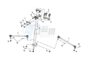 QUAD LANDER 300S drawing STUURROD