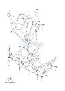 CW50LN BOOSTER (1WP3 1WP4) drawing LEG SHIELD