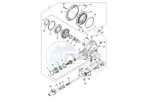 FJR A ABS 1300 drawing DRIVE SHAFT- FINAL GEAR