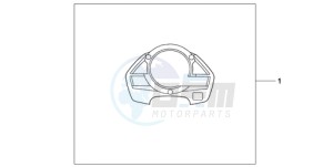 CB600FA39 UK - (E / ABS MKH ST) drawing METER PANEL