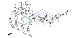 CB600FA CB600FA drawing IGNITION COIL