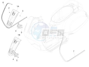 GTS 300 4T 4V IE ABS E3-E4 (NAFTA) drawing Front shield