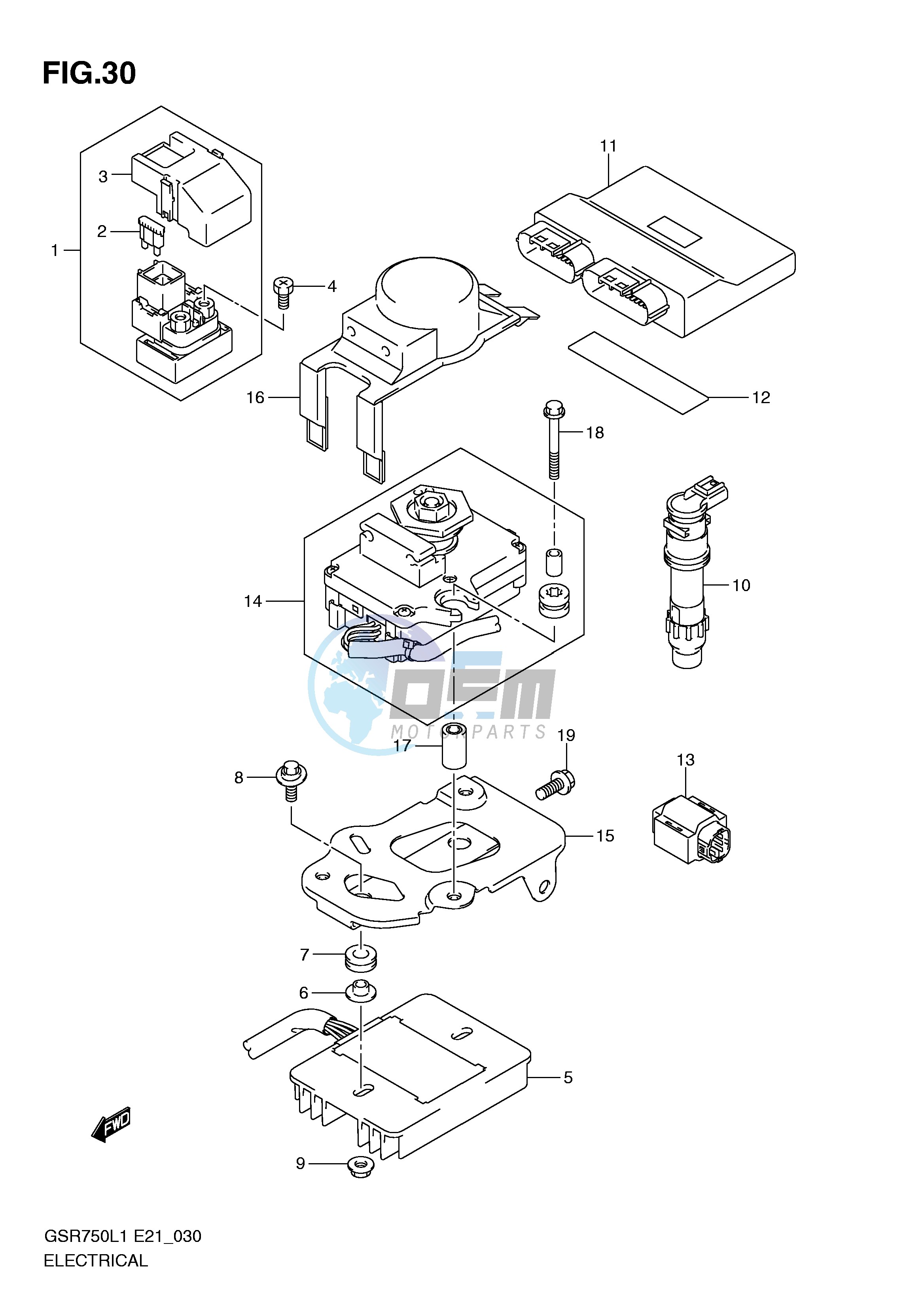 ELECTRICAL (GSR750L1 E21)