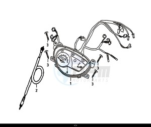 ORBIT II 50 (45 KM/H) (AE05W8-EU) (L8-M0) drawing SPEED METER