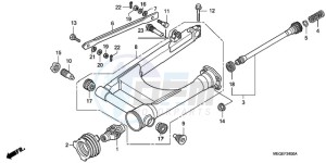 VT750C9 Europe Direct - (ED / MK) drawing SWINGARM