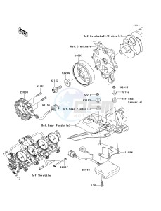 ZX 600 P [NINJA ZX-6R] (7F-8FA) P8F drawing GENERATOR