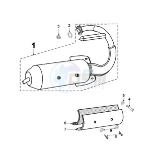 ELYSTAR IF2 EU drawing EXHAUST (WITH COVER 2 HOLES)