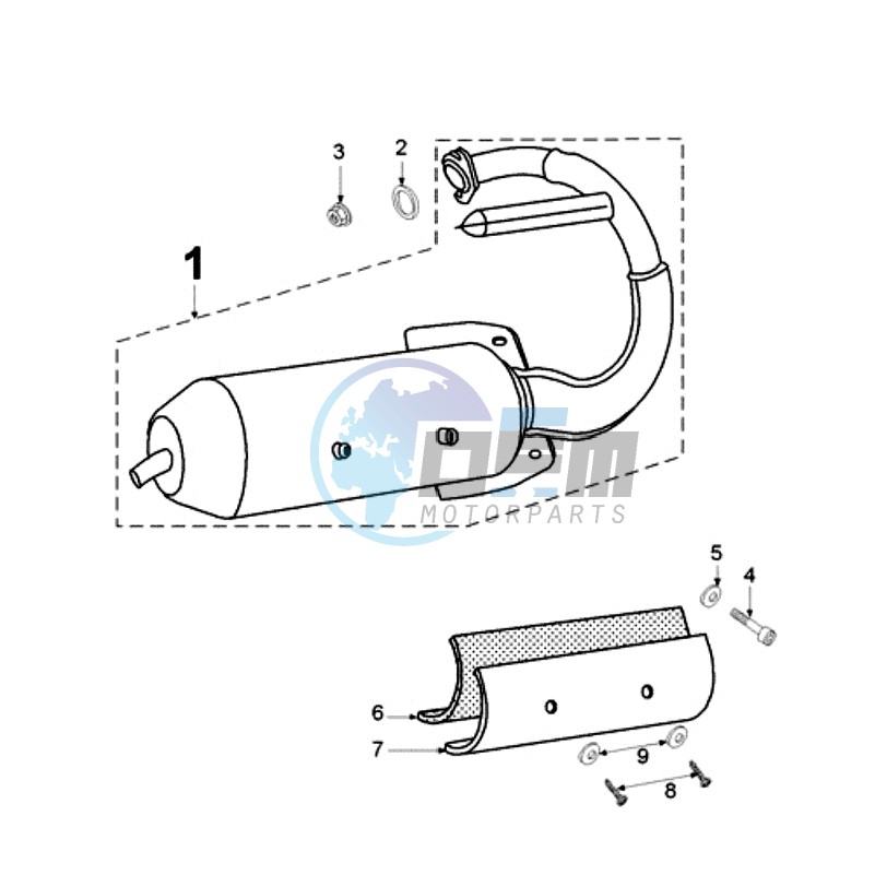 EXHAUST (WITH COVER 2 HOLES)