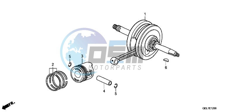 CRANKSHAFT/PISTON