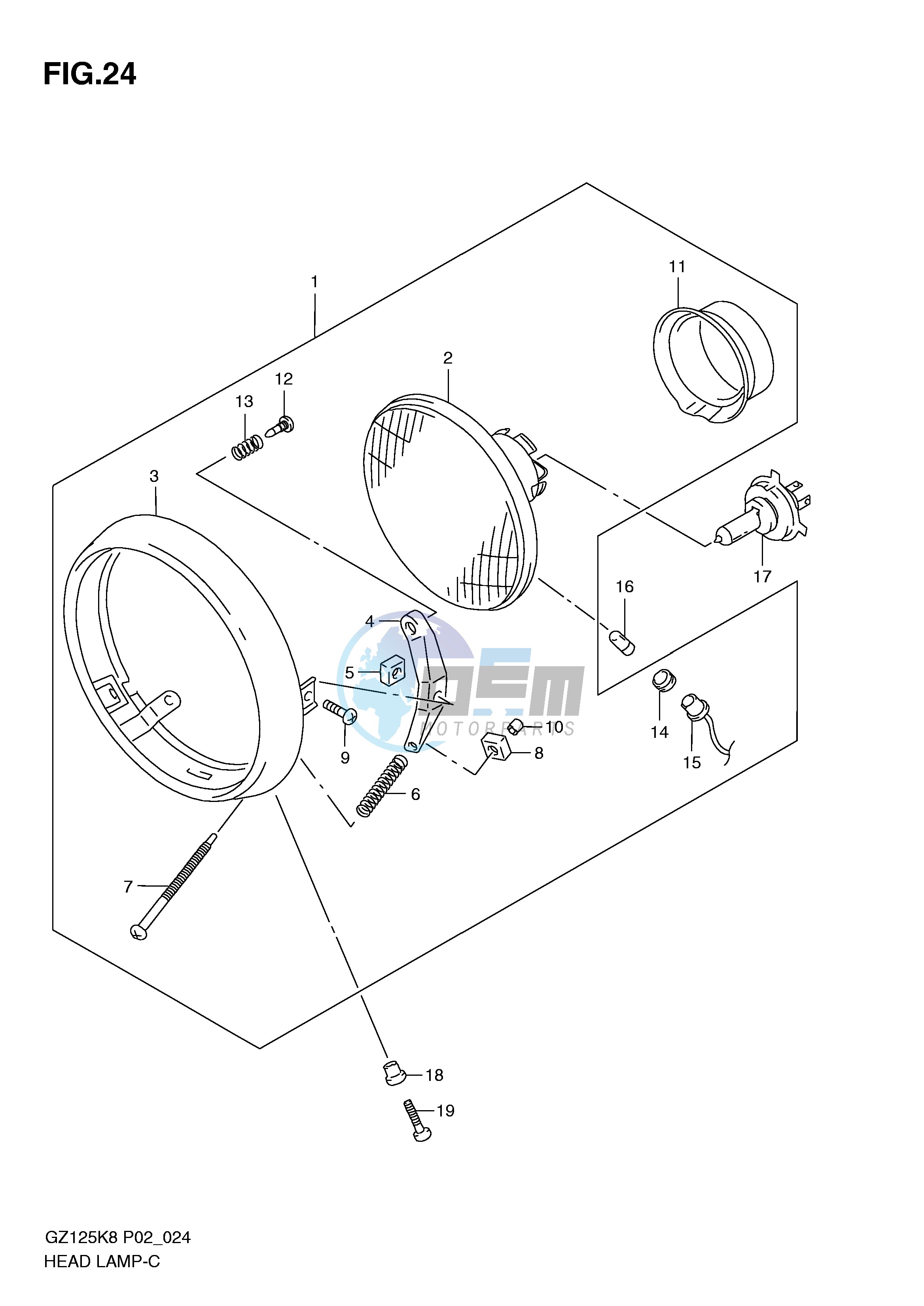 HEADLAMP (P19)