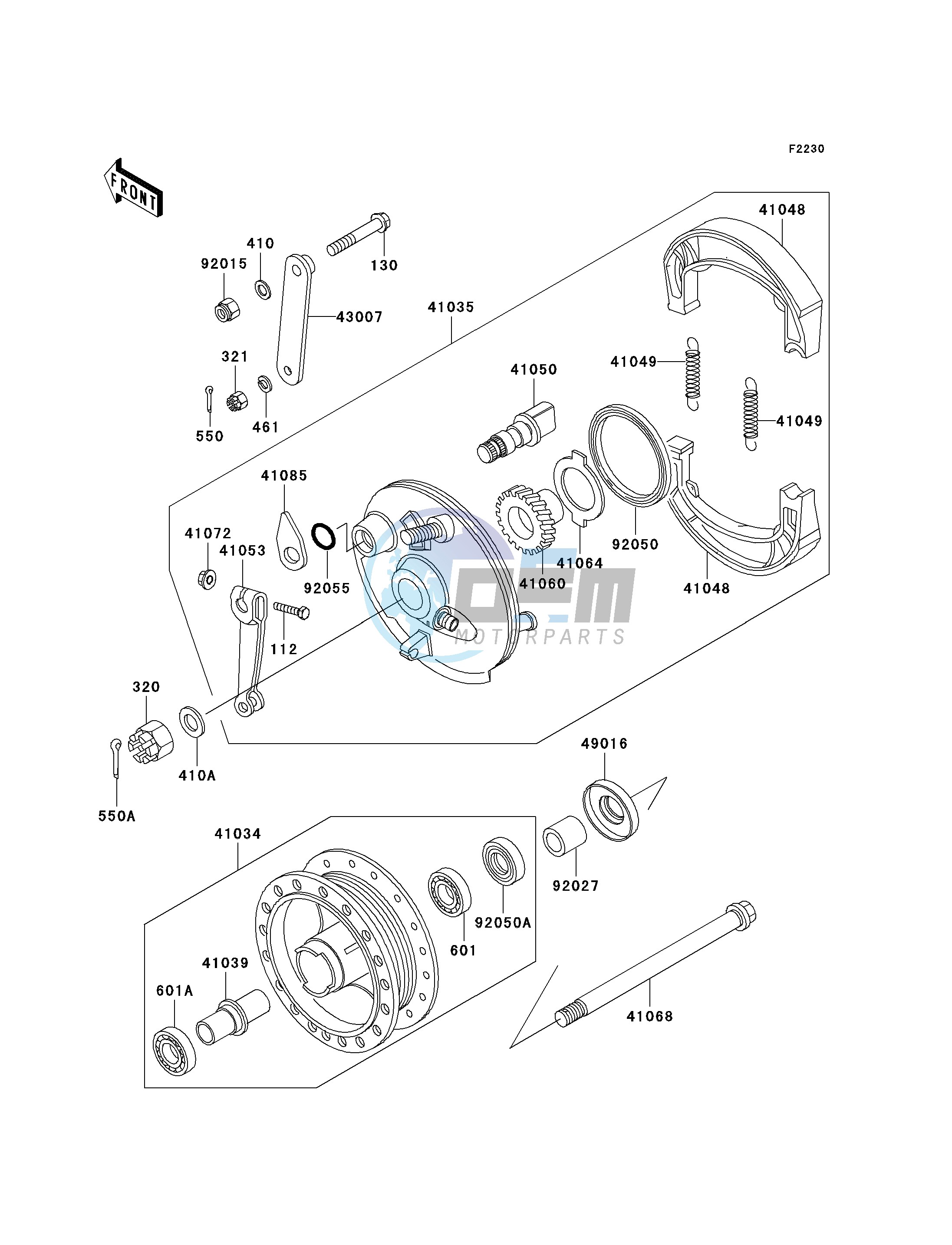 FRONT HUB