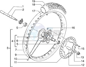 H at K 50 drawing Front wheel